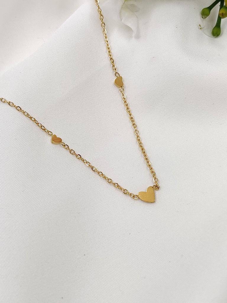 Gold Plated Stainless Steel Irina Necklace : (S)N-H-1-0