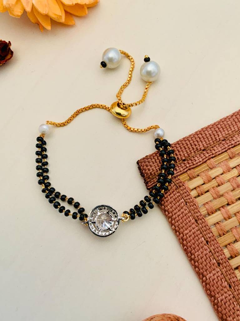 Mesmerising High Quality Silver Plated Hand Mangalsutra : SPHMHQKalpana
