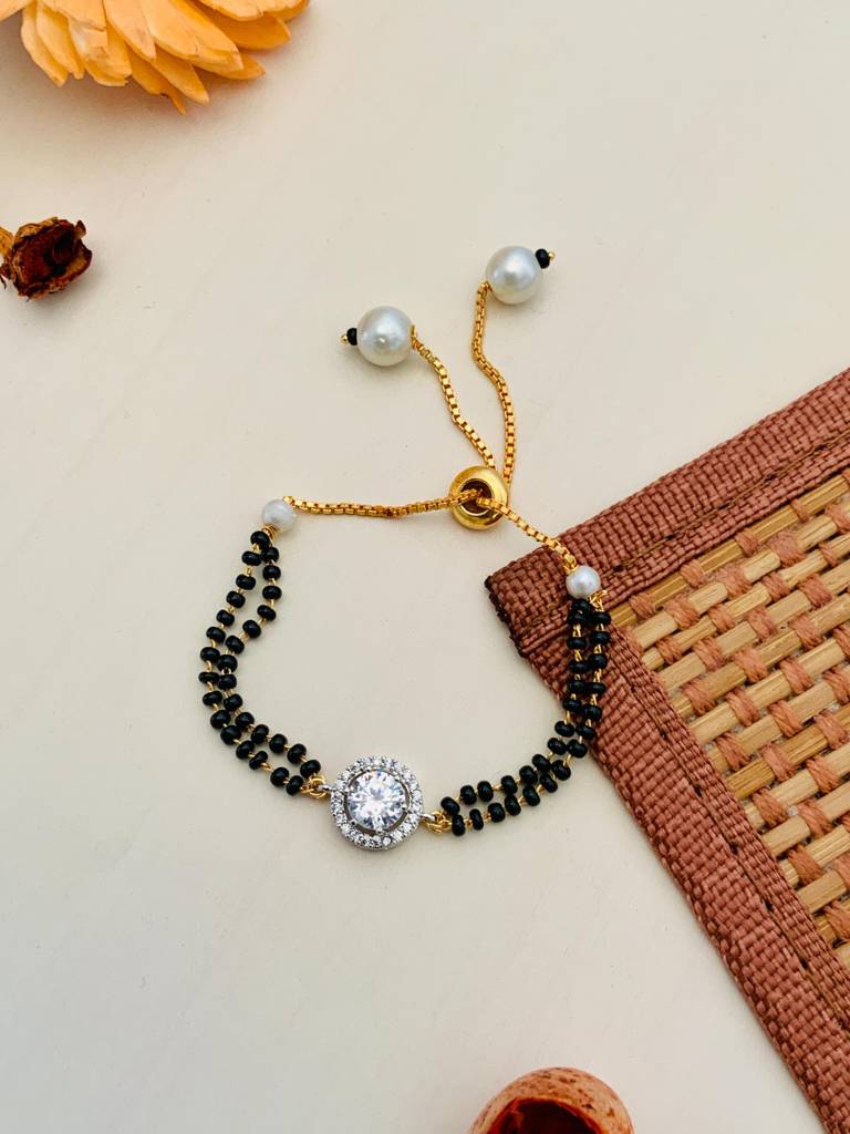 Mesmerising High Quality Silver Plated Hand Mangalsutra : SPHMHQKalpana