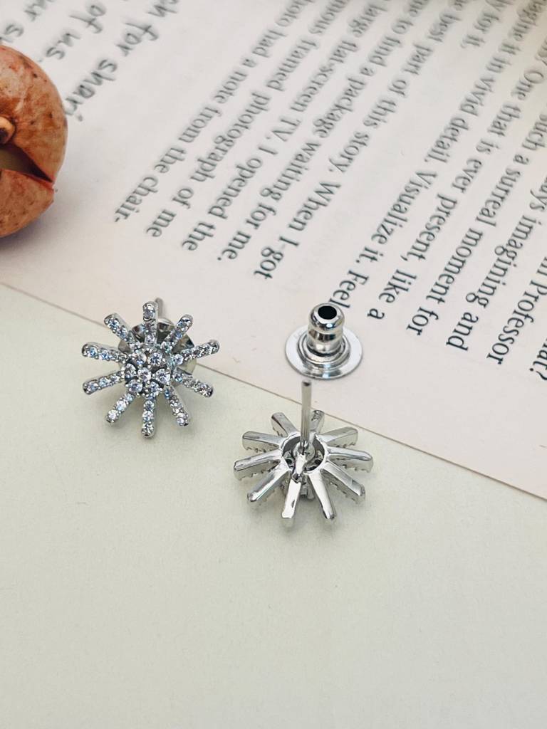 Silver Plated American Diamond Studded & Beaded Mangalsutra Set-Sppjmms18Dastror01 : SPPJMMS18DAstroR01