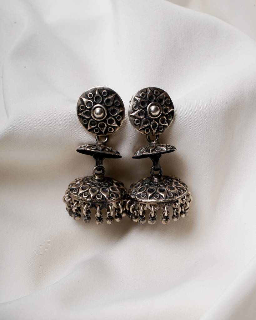 Vritti Textured Jhumka : SPPSJHUMKA01
