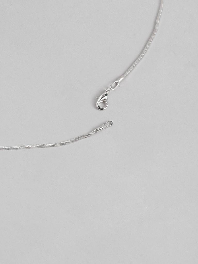Sophisticated Silver Plated Yellow Diamond Pendant Set-Sppspeacecombocrystalyellowr01 : SPPSPeaceComboCrystalYellowR01