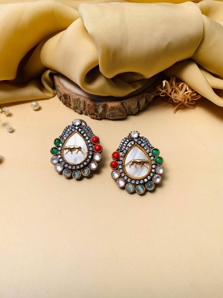 Premimum Sabyasachi Style Stud Earrings : SPSabyasachiEarring