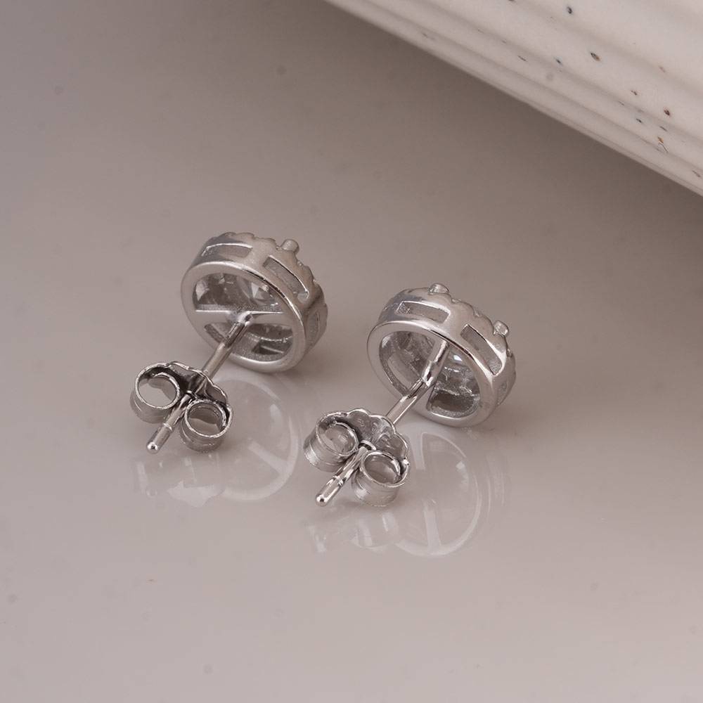 925 Sterling Silver Aura Glow Earrings : SRWER26
