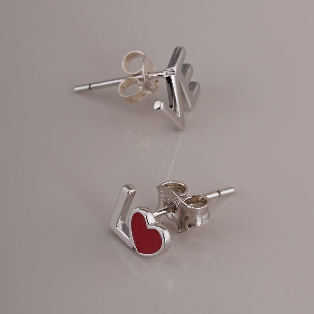 925 Sterling Silver Love'S Passion Earring Necklace Set : SRWJS10