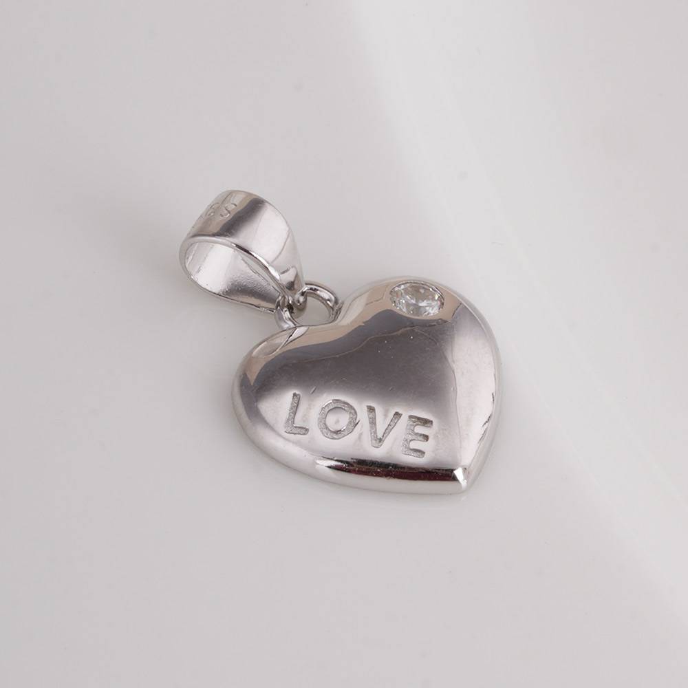 925 Sterling Silver Eternal Love Pendant And Earring Set : SRWJS3