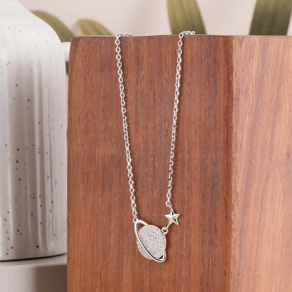 925 Sterling Silver Cosmic Dream Necklace : SRWNC15
