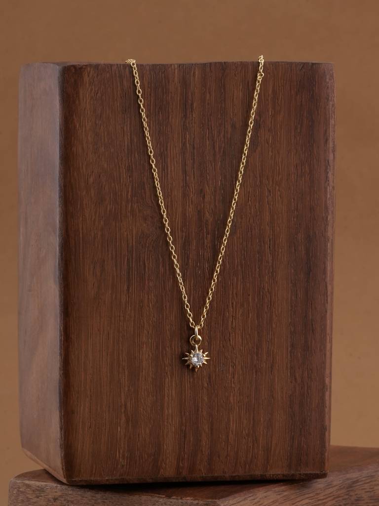 Solar Flare Pendant - Waterproof & Anti-Tarnish : SRWNC26