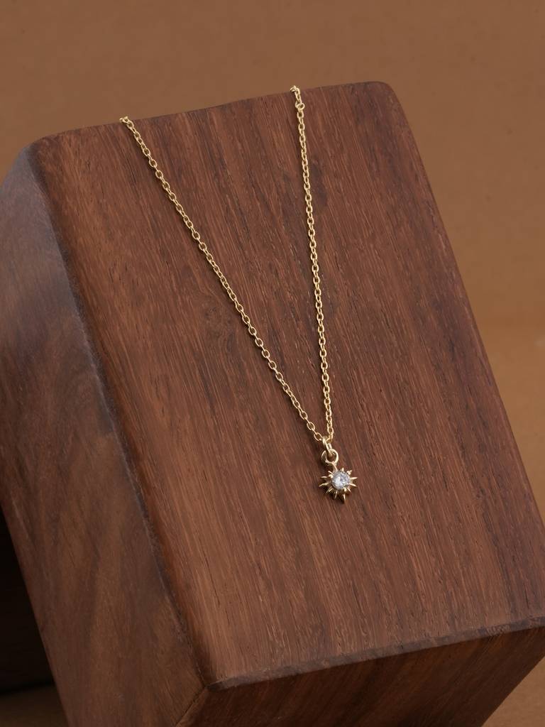 Solar Flare Pendant - Waterproof & Anti-Tarnish : SRWNC26
