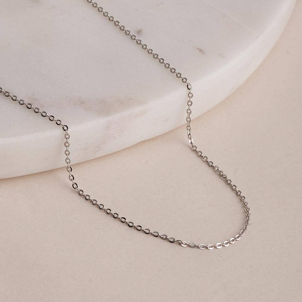 925 Sterling Silver Rolo Chain : SRWNC29