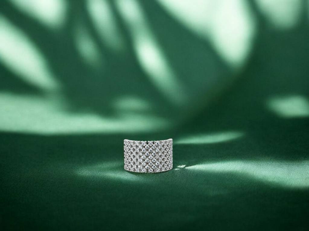 Silver Mat Ring : SS137