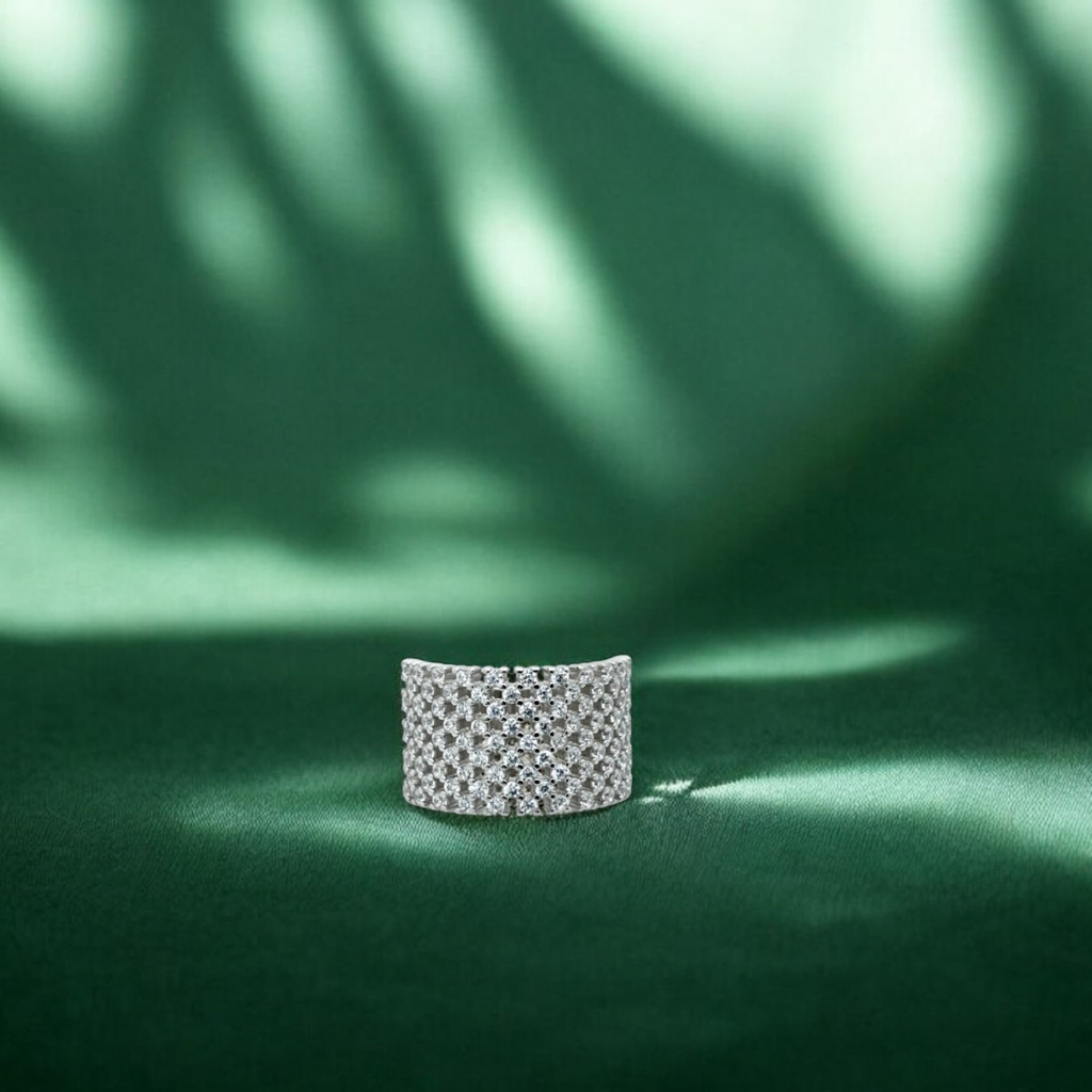 Silver Mat Ring : SS137