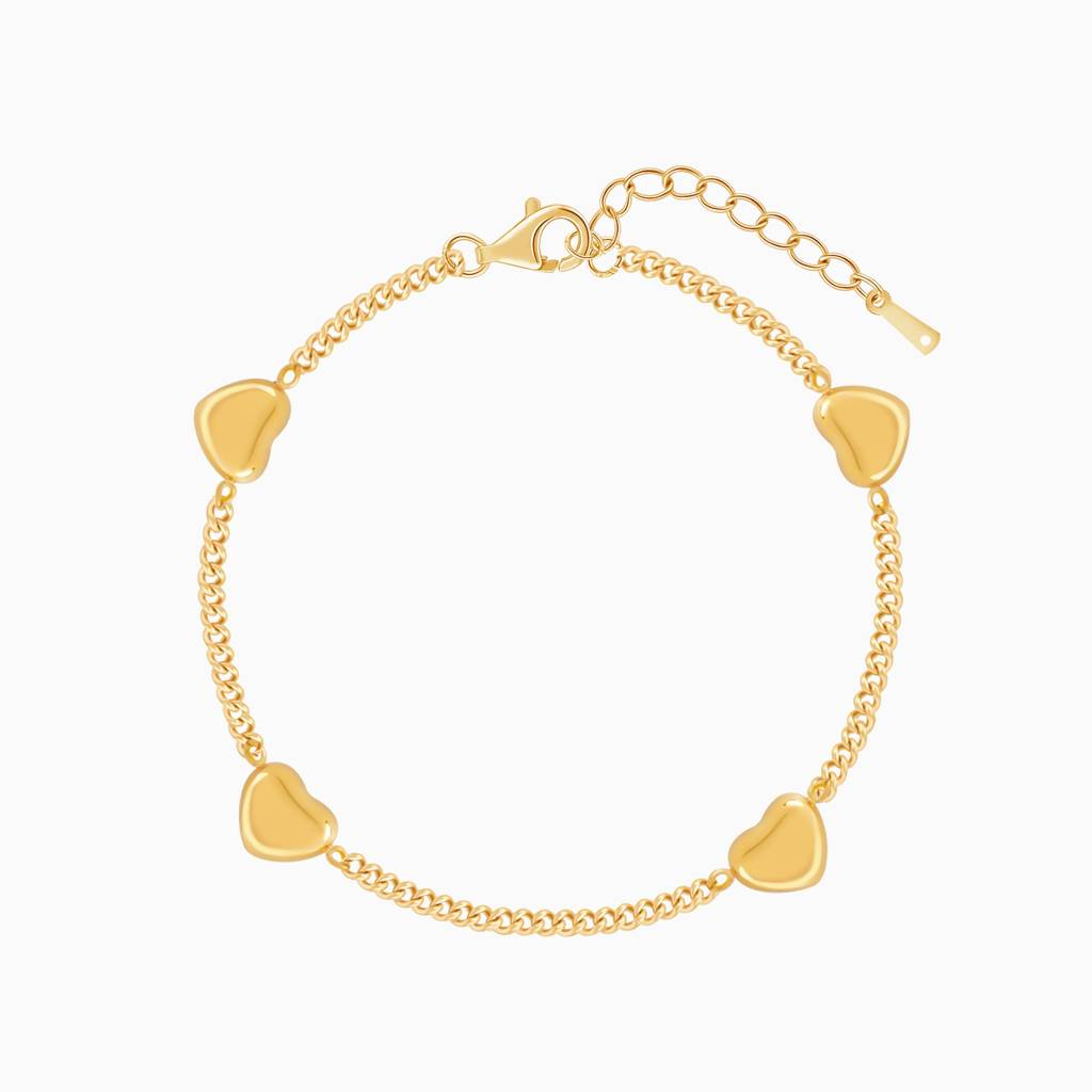 Whispers Of Love Heart Charm Bracelet : SSBR19