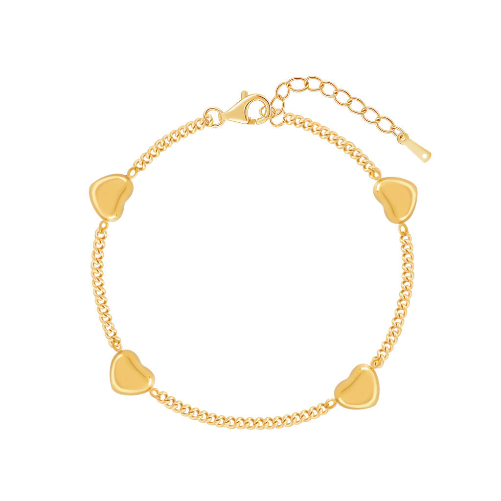 Whispers Of Love Heart Charm Bracelet : SSBR19