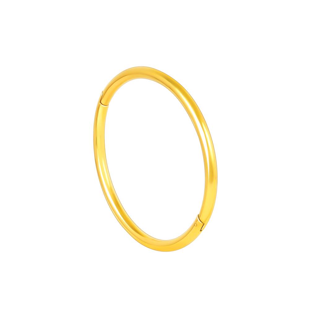 Golden Orbit Minimal Round Kada Bracelet : SSBR29