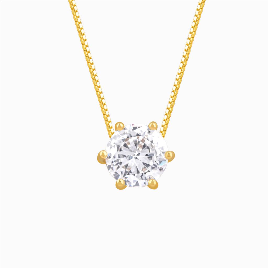 Wrapped With Love Solitaire Statement Necklace : SSNC23