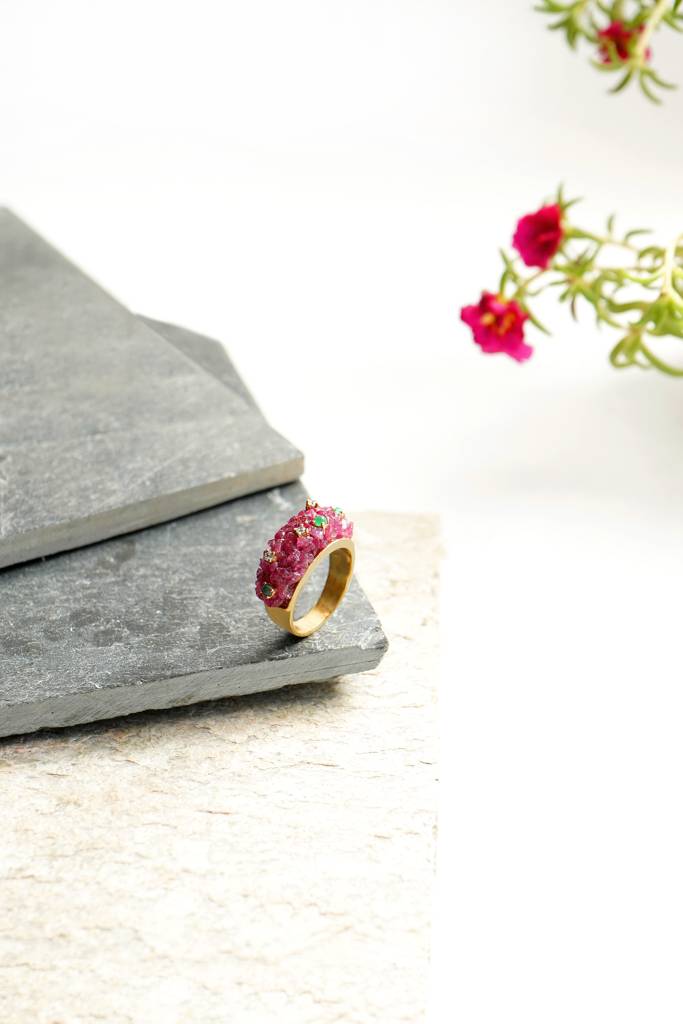 Bubble Ruby Ring : NH-RNG-02-BUB-RB