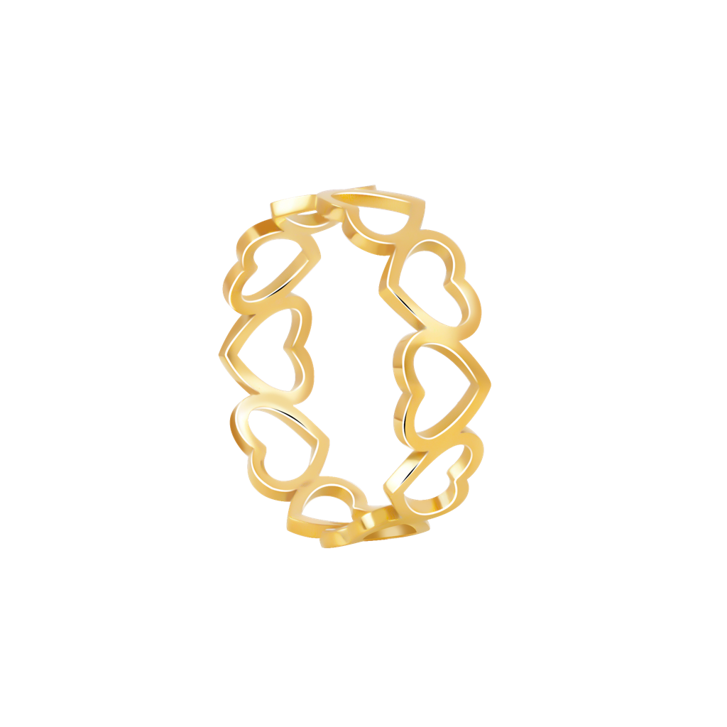 Endless Affection Heart Love Adjustable Ring : SSRG13-A