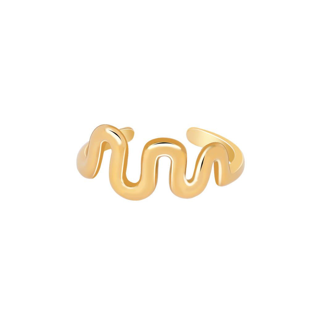 Ocean Waves Adjustable Ring : SSRG17-A
