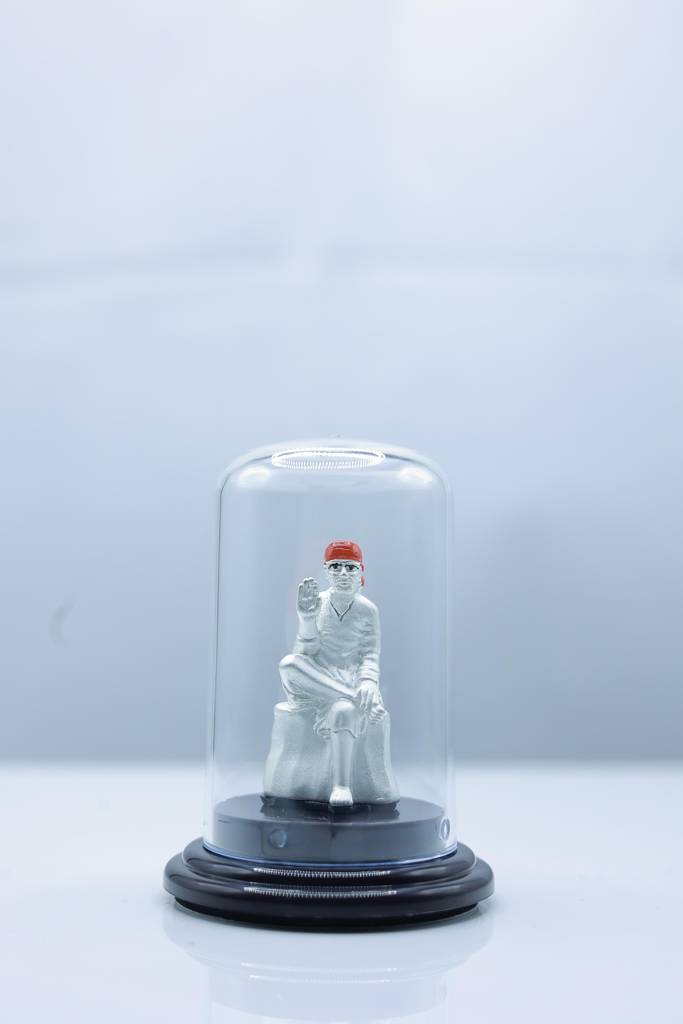 999 Pure Silver Sai Baba Idol : SSS-ID-EF-050