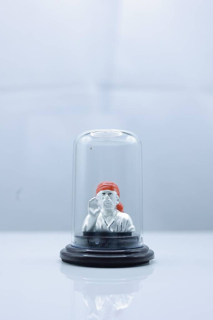 999 Pure Silver Shirdi Sai Baba Idol Â Blessing Pose : SSS-ID-EF-053
