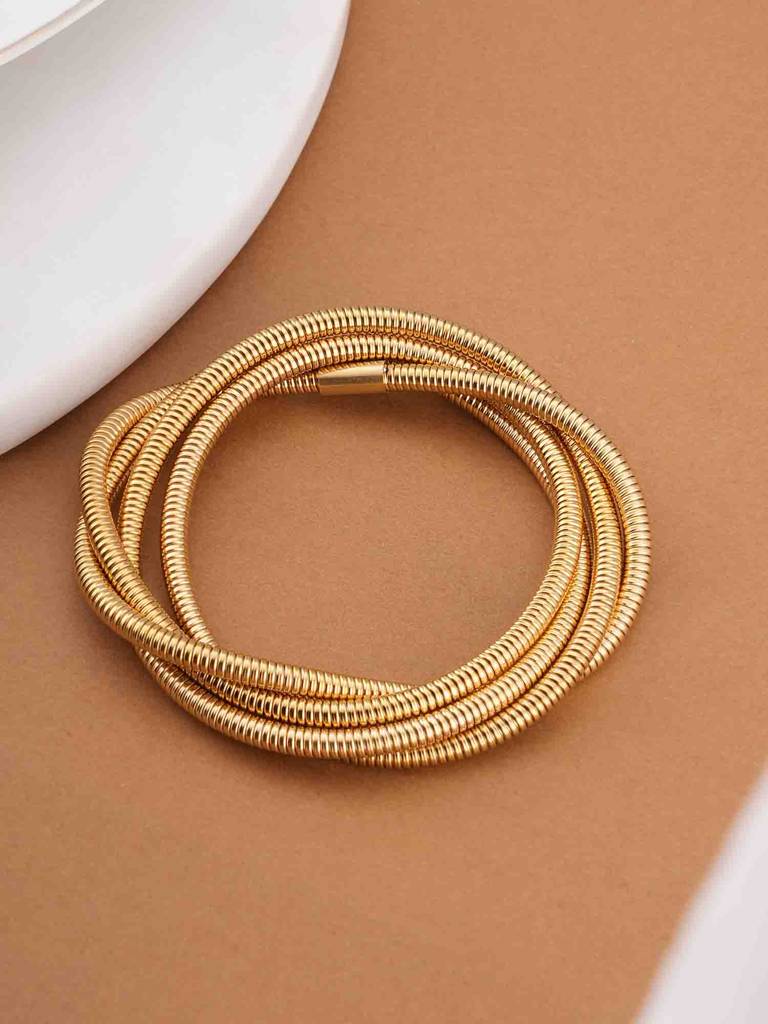 Vintage Wire Snake Bracelet For Womens - Waterproof & Anti-Tarnish : SSWBR0331
