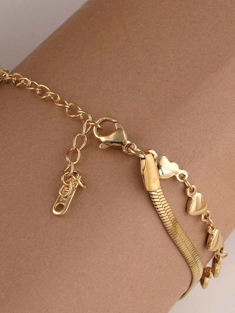 Love Chain Bracelet
 For Womens - Waterproof & Anti-Tarnish : SSWBR0361