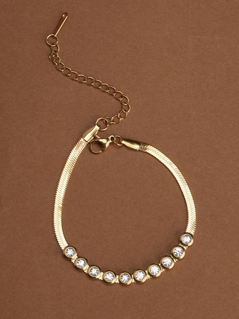 Celestia Luxe Bracelet For Womens - Waterproof & Anti-Tarnish : SSWBR0363