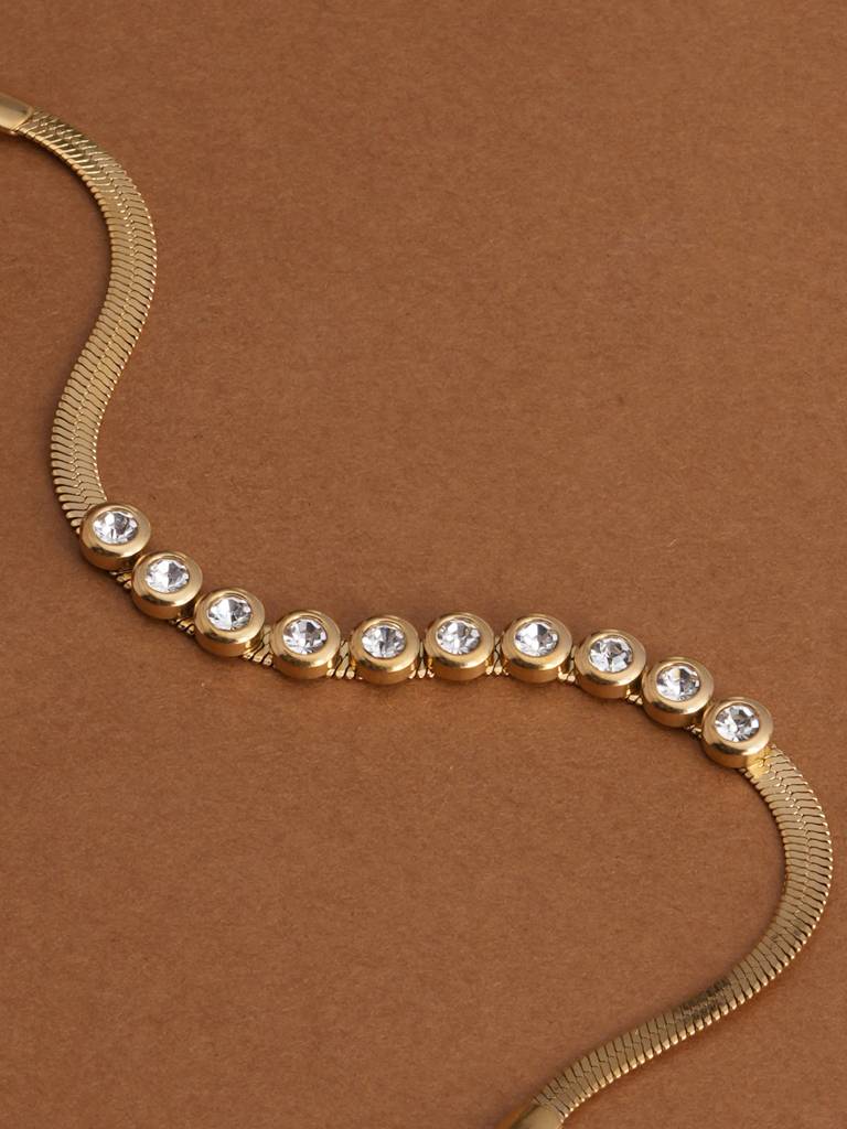 Celestia Luxe Bracelet For Womens - Waterproof & Anti-Tarnish : SSWBR0363