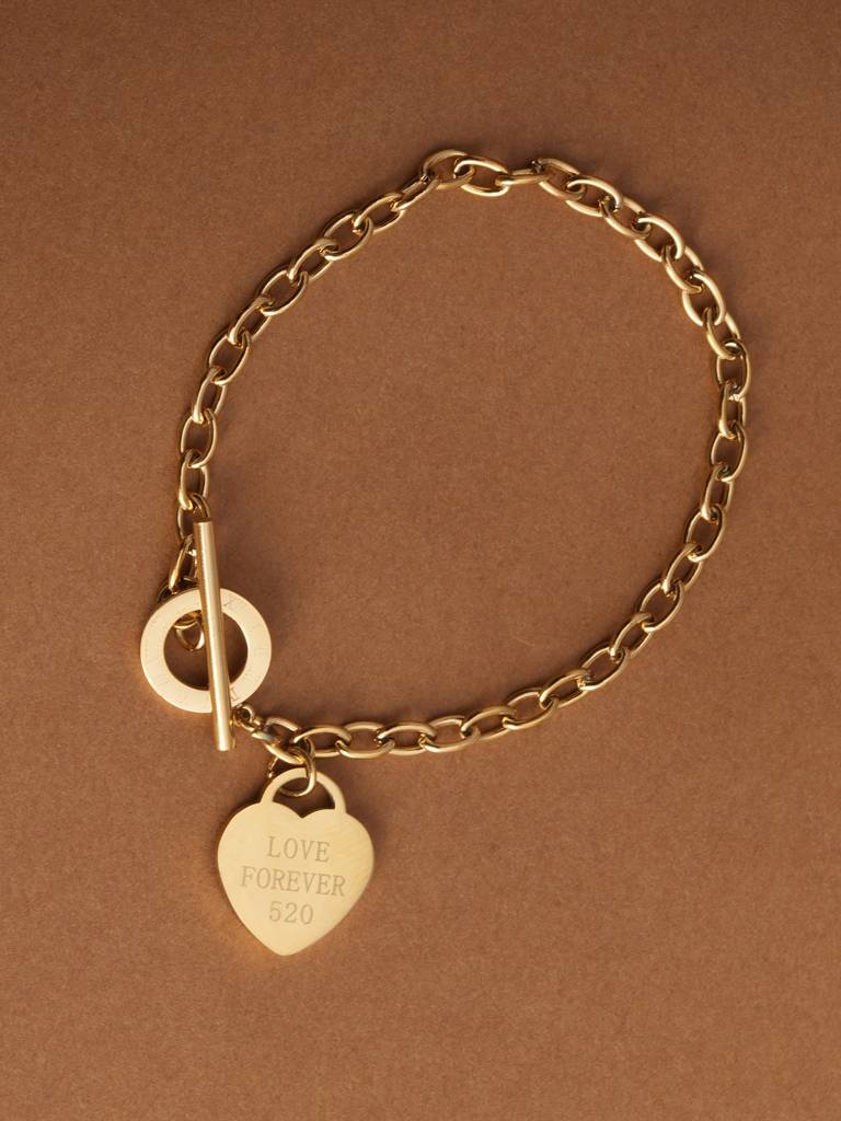 Linked Promise Bracelet For Womens - Waterproof & Anti-Tarnish : SSWBR0375