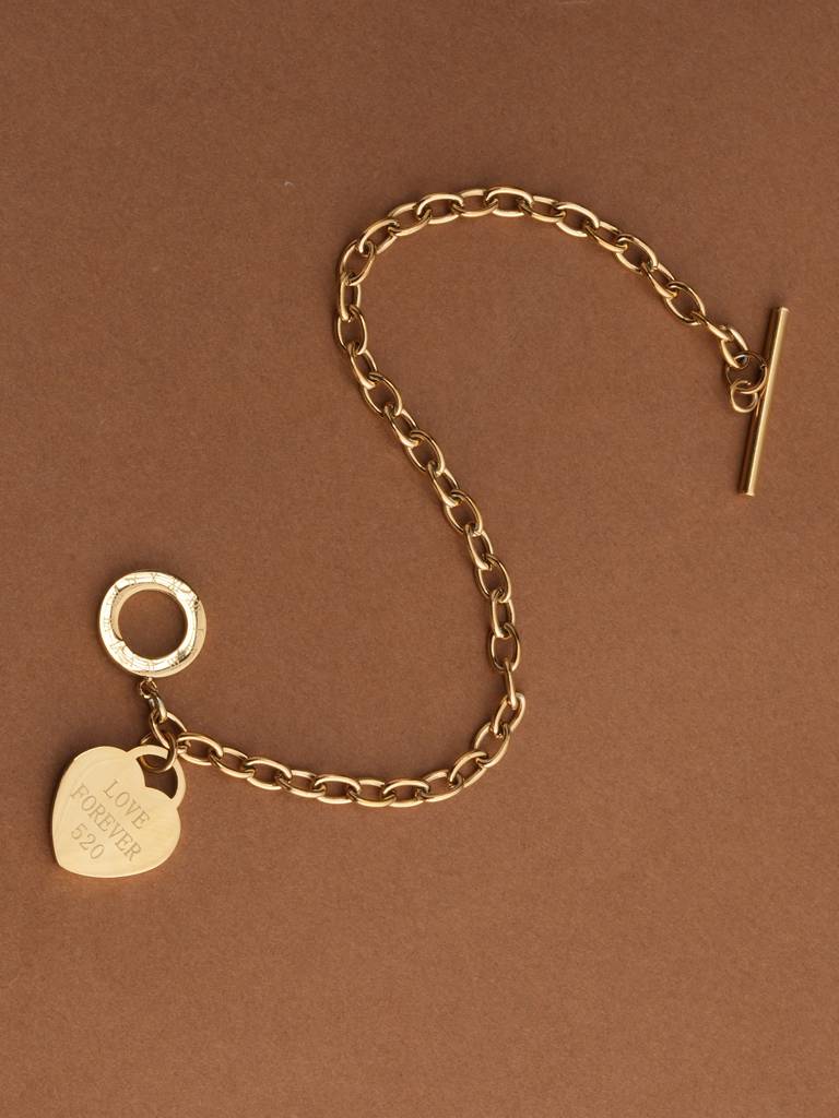 Linked Promise Bracelet For Womens - Waterproof & Anti-Tarnish : SSWBR0375