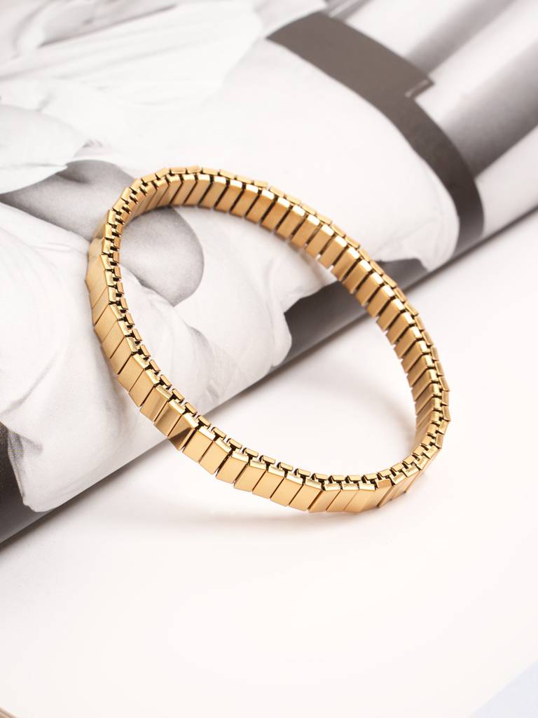 Golden Flex Bracelet For Women : SSWBR0430