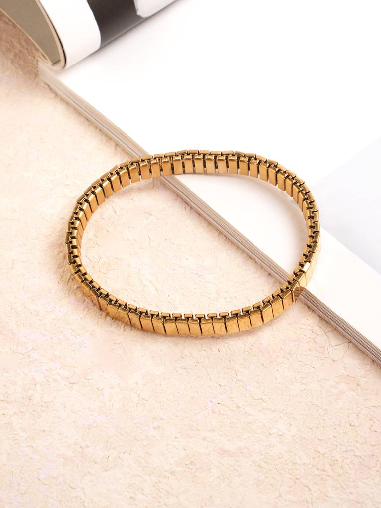 Golden Flex Bracelet For Women : SSWBR0430