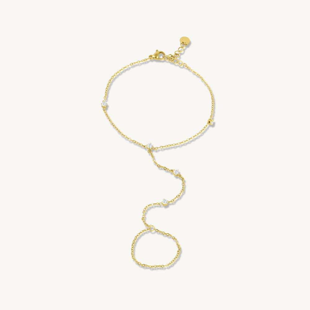 Delicate Chain Hand Harness Bracelet For Women : SSWBR0514