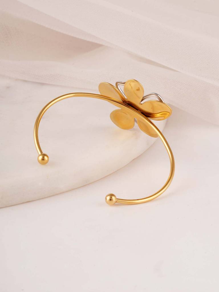 Petal Drama Cuff Bracelet For Women : SSWBR0525