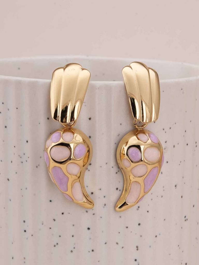 Aqua Swirl Nautical Charm Earrings For Womens - Waterproof & Anti-Tarnish : SSWER0551