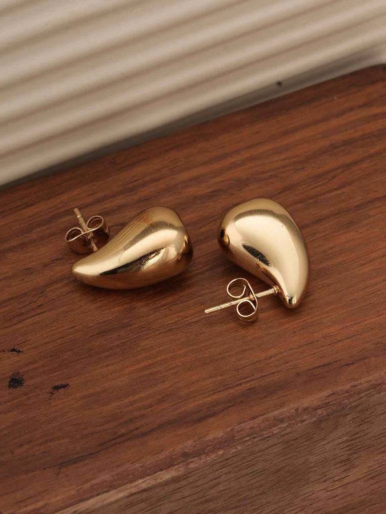 Gilded Dewdrop Earrings For Womens - Waterproof & Anti-Tarnish : SSWER0576