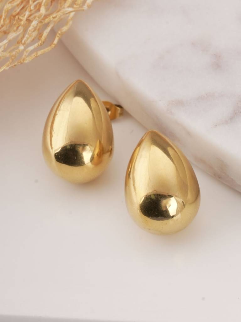 Bold Drop Stud Earrings For Womens - Waterproof & Anti-Tarnish : SSWER0622