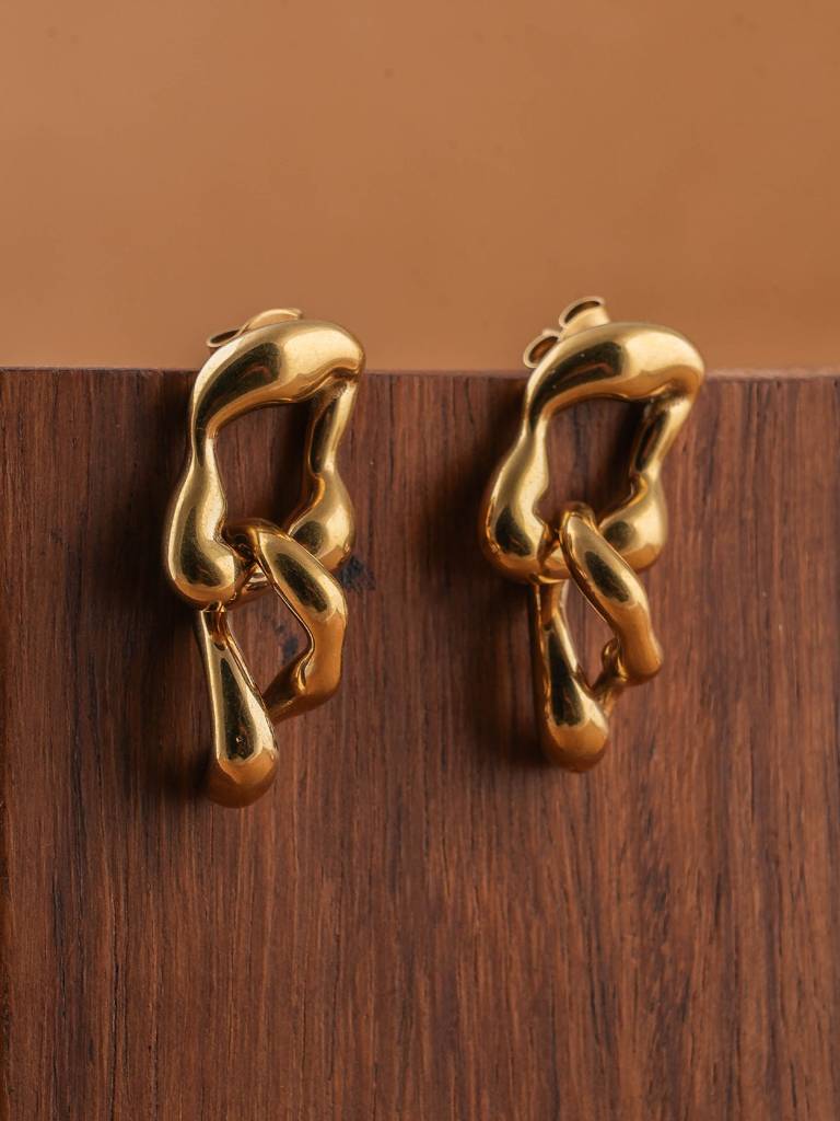 Golden Nexus Links Drops For Women : SSWER0660