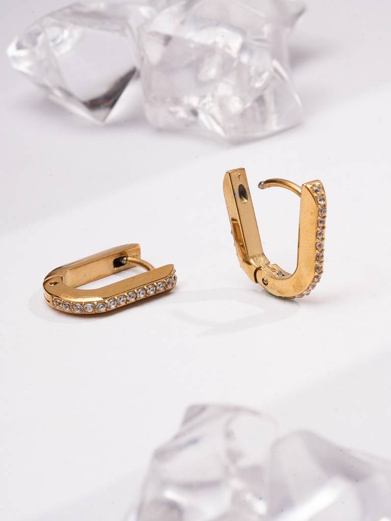 Diamond Dash Hoops For Women : SSWER0772