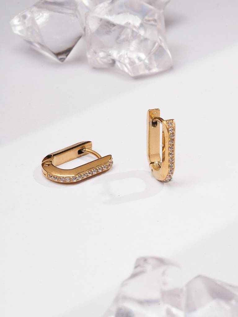 Diamond Dash Hoops For Women : SSWER0772