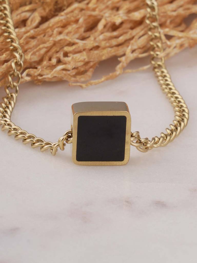 Shadow Gem Elegance Necklace For Womens - Waterproof & Anti-Tarnish : SSWNC0337