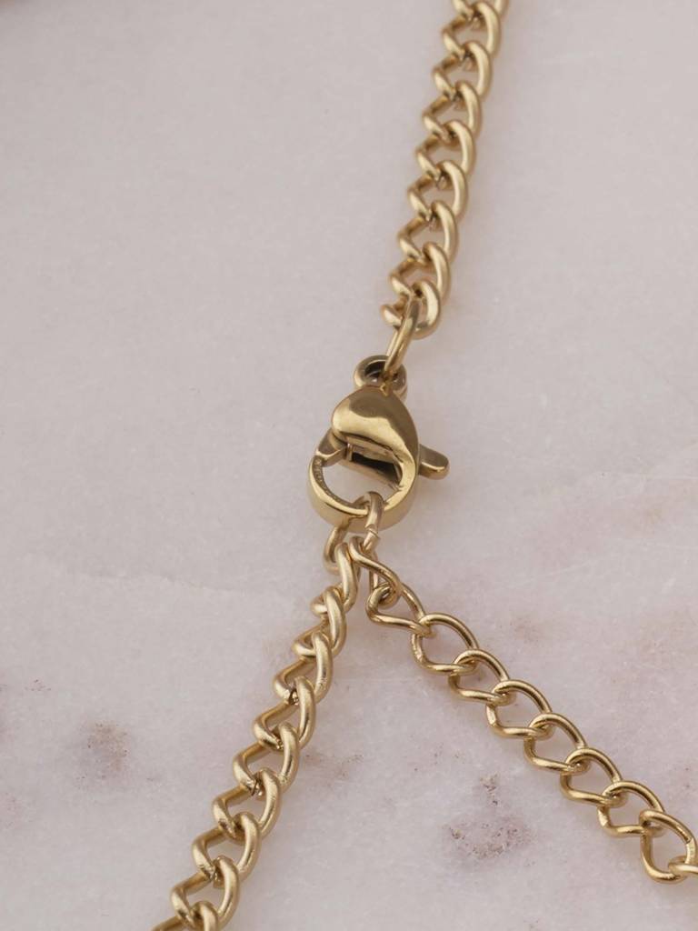 Shadow Gem Elegance Necklace For Womens - Waterproof & Anti-Tarnish : SSWNC0337