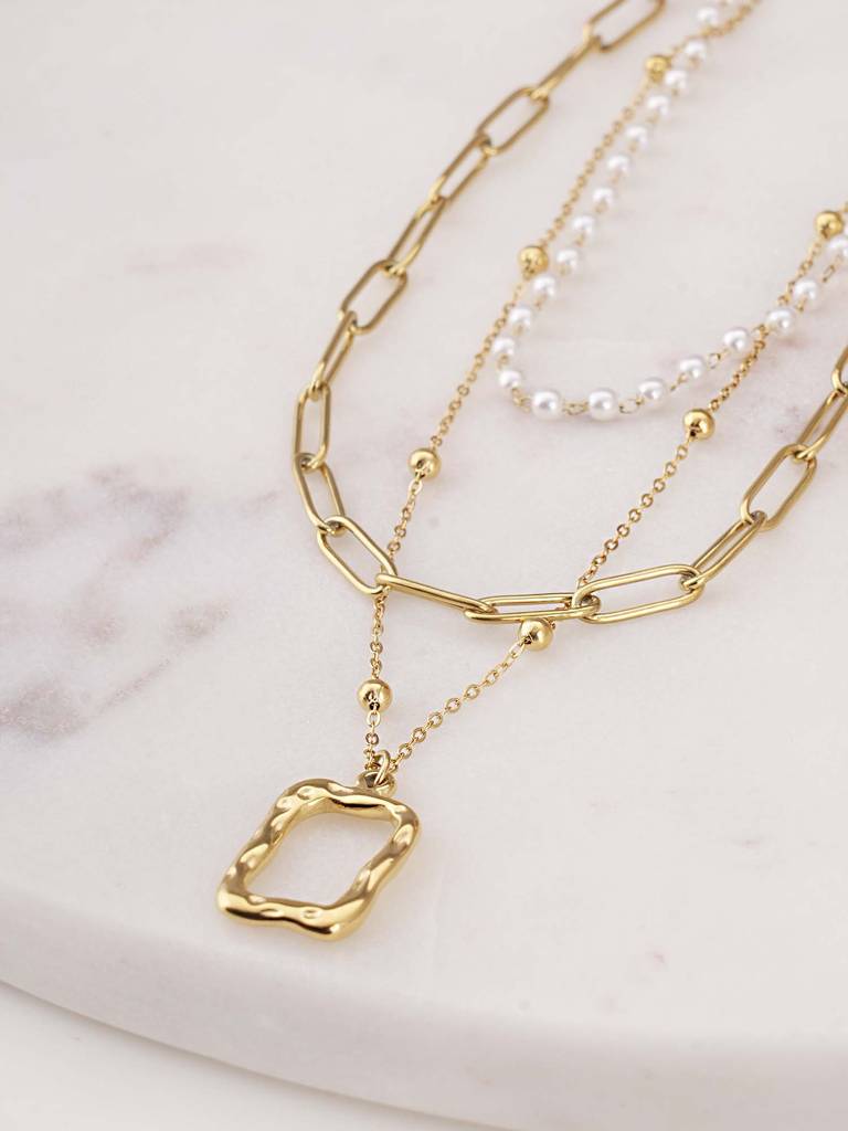 Opulent Harmony Necklace
 For Womens - Waterproof & Anti-Tarnish : SSWNC0340