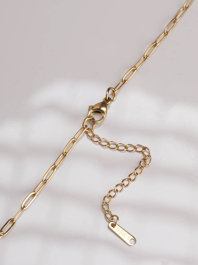 Hearts Of Pearl Necklace For Womens - Waterproof & Anti-Tarnish : SSWNC0353