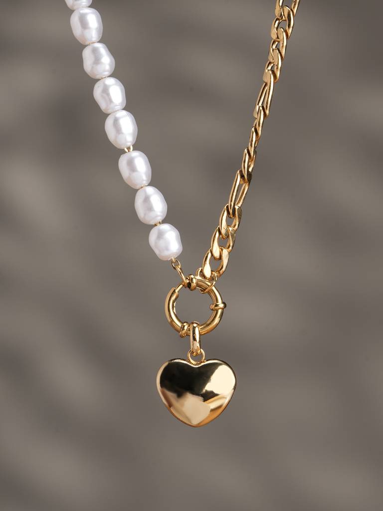 Harmony In Contrast Necklace For Womens - Waterproof & Anti-Tarnish : SSWNC0359