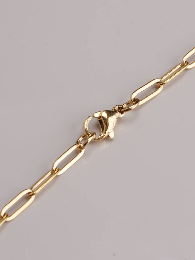Shell & Starfish Link Necklace For Womens - Waterproof & Anti-Tarnish : SSWNC0379