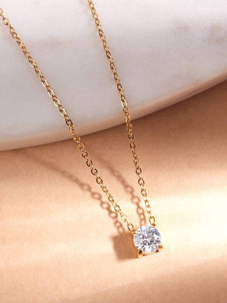 Classic Solitaire Glow Pendant For Women : SSWNC0460