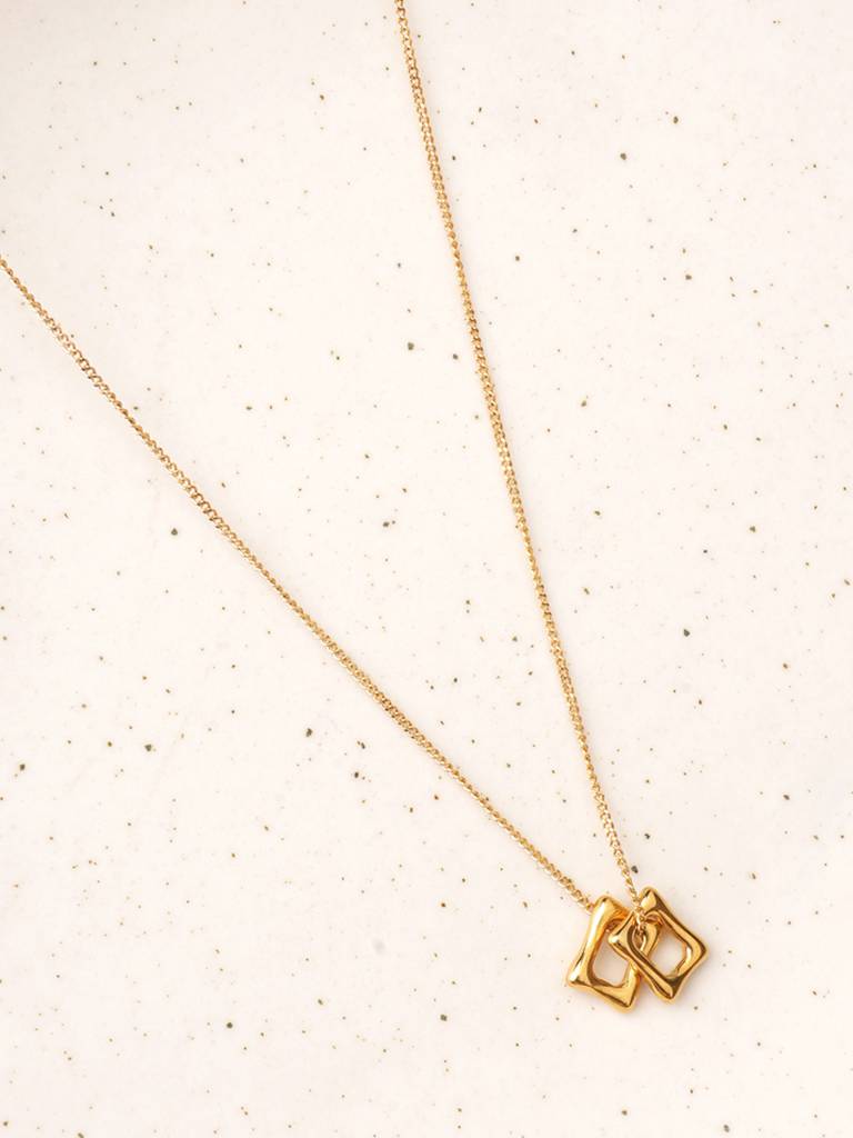 Mini Treasure Chest Pendant Necklace For Women : SSWNC0511