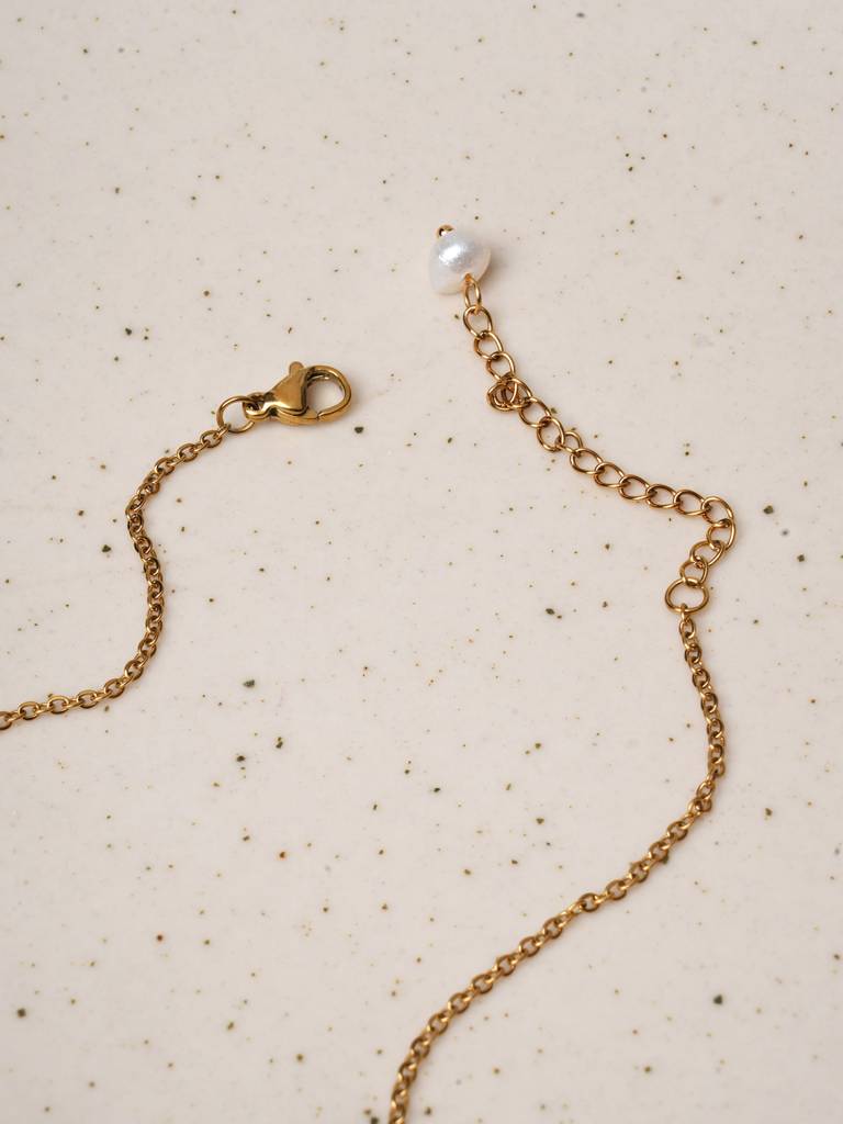 Minimalist Pearl Bar Necklace For Women : SSWNC0521